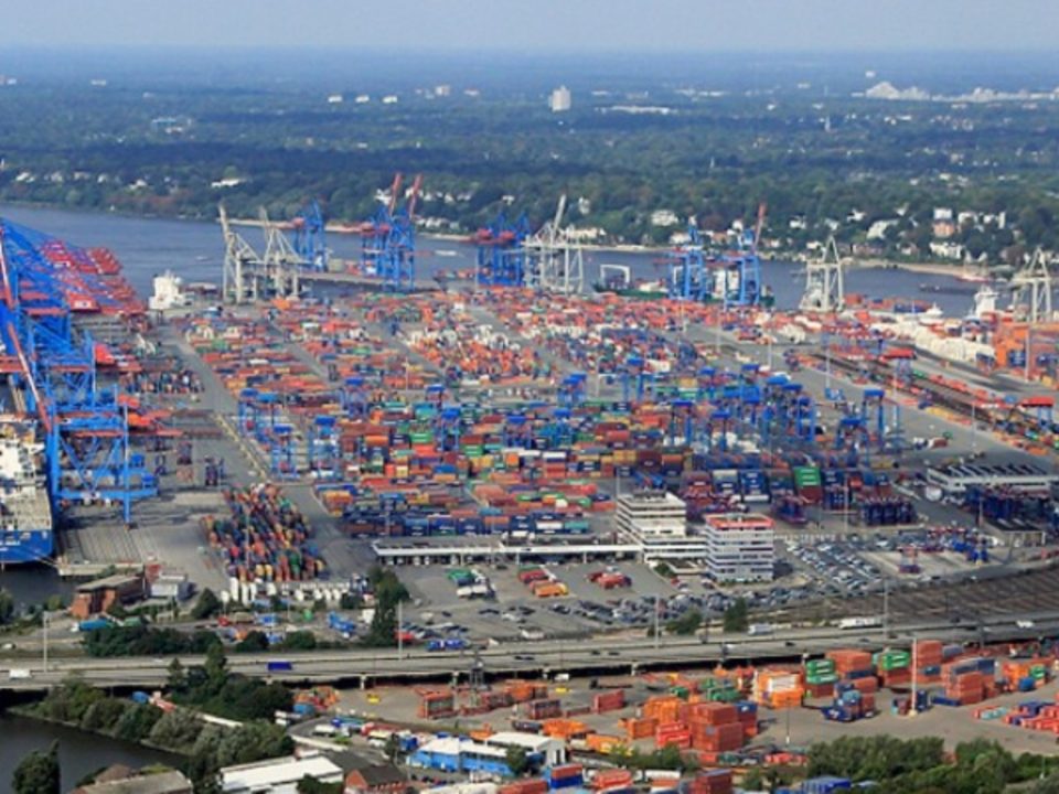HHLA Container Terminal Burchardkai in Hamburg