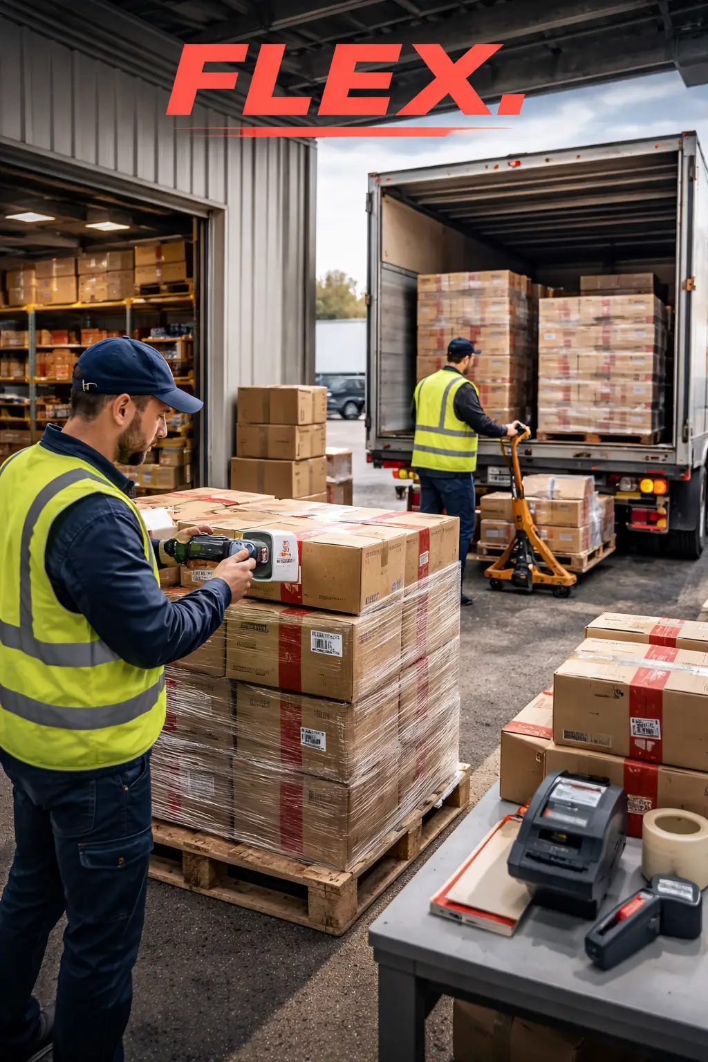 Inventory being transferred to 3PL warehouse