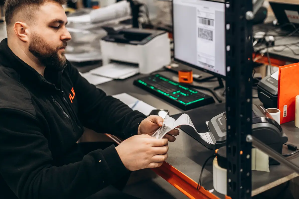 Amazon seller setting up products on Amazon Germany